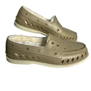 Scarpe Casual Sperry Float Da Uomo - Beige Slip-on Comode Traspiranti STS24289